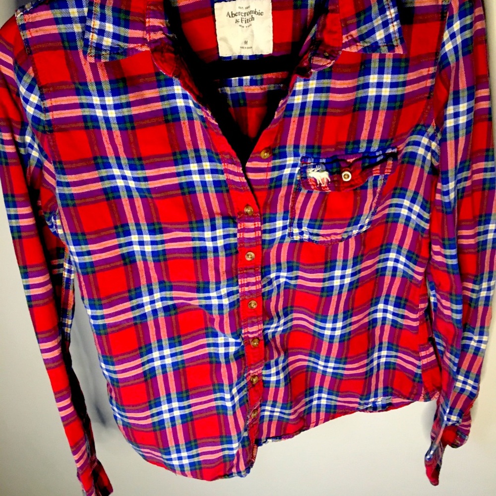 Women’s Abercrombie flannel button down